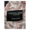 SOMETHING SPECIAL COLLECTION giubbino pelle nera fodera rosa  KIODO MADE IN ITALY