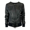 SOMETHING SPECIAL COLLECTION women's black leather jacket STEWART MADE IN ITALY