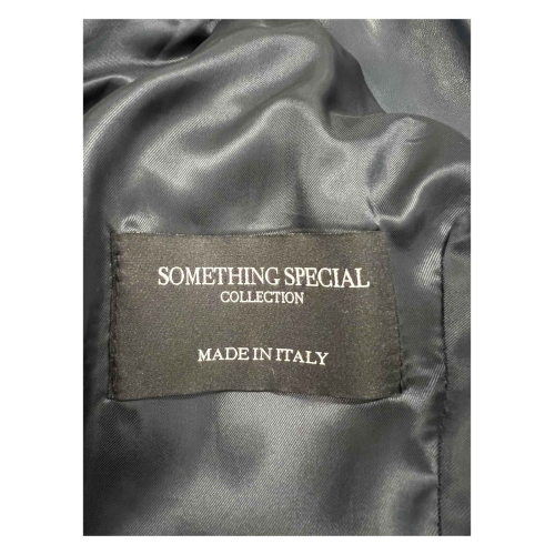 SOMETHING SPECIAL COLLECTION giacca donna BLU art MAIRA 100% pelle MADE IN ITALY
