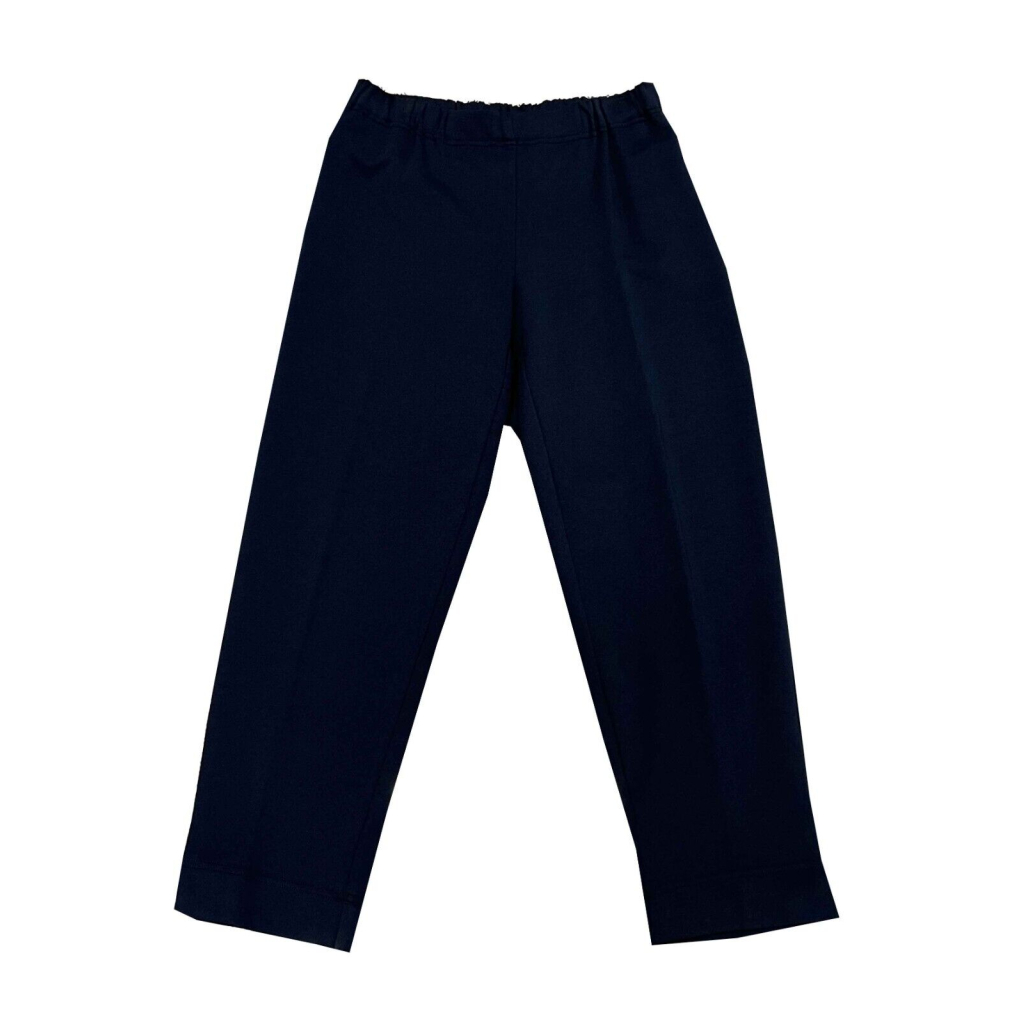 PERSONA by Marina Rinaldi woman blue brushed sweatshirt trousers art 21.1781042 OIL 100% cotton