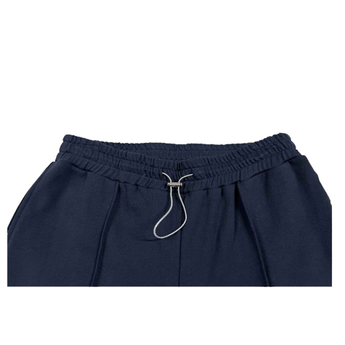 PERSONA by Marina Rinaldi women's blue brushed fleece trousers art 21.1781032 OLLA MADE IN ITALY