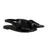 NEIRAMI women's black flat sandal SH07VA 100% leather MADE IN ITALY