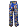 IL THE DELLE 5 pantalone donna crop fantasia MAJOLIC bluette/multicolor DONALD 14ST MADE IN ITALY