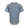 MADSON by BottegaChilometriZero camicia uomo chambray celeste  DU22317 GURU OLD AMERICA MADE IN ITALY