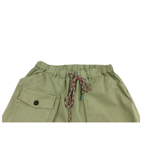 MADSON by BottegaChilometriZero pantalone uomo tessuto chevron DU21315 DUQUESA MADE IN ITALY