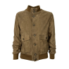 SOMETHING SPECIAL COLLECTION men's beige suede jacket art RENNINO 100% leather MADE IN ITALY