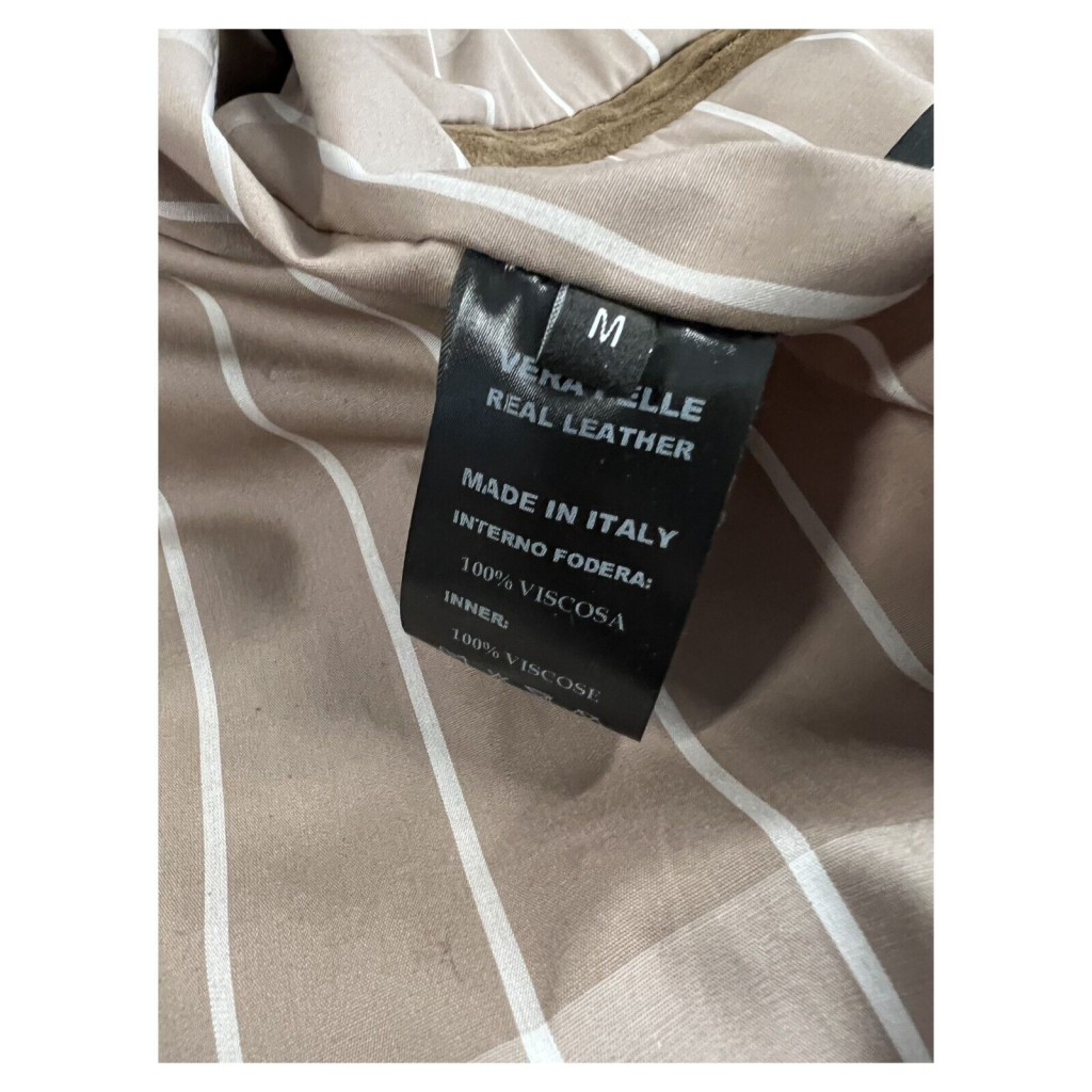 SOMETHING SPECIAL COLLECTION men s beige suede jacket RENNINO