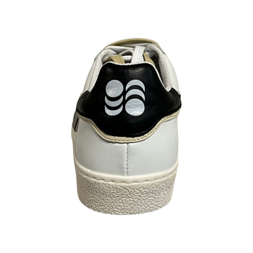 PANTOFOLA D'ORO white/black leather man shoe MODENA CYL1SU 100% leather MADE IN ITALY