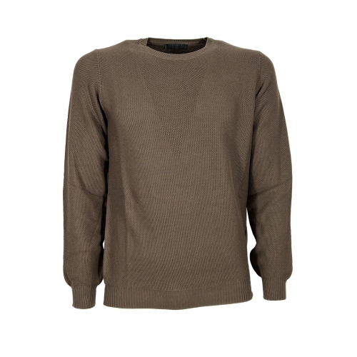 FERRANTE men's round neck sweater U28103 100% cotton MADE IN ITALY