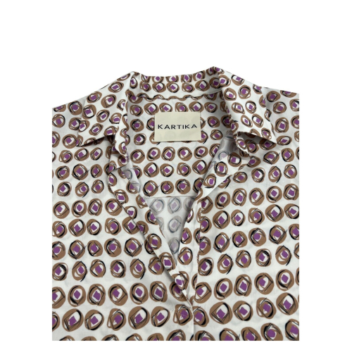 KARTIKA women's patterned blouse 7005-K0206/05 100% viscose MADE IN ITALY