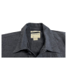 CROSSLEY Charcoal shirt jacket UNER 60% cotton 40% linen MADE IN ITALY