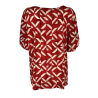 CORTE DEI GONZAGA GOLD maglia fantasia geometrica rosso/beige/nero 2201 1C4980 E2031 MADE IN ITALY