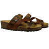 BIO BIO FOOTWEAR women's sandal multicolor oiled leather RIA 100% leather