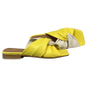 UPPER CLASS sandalo slide donna bicolore art 201 100% pelle MADE IN ITALY
