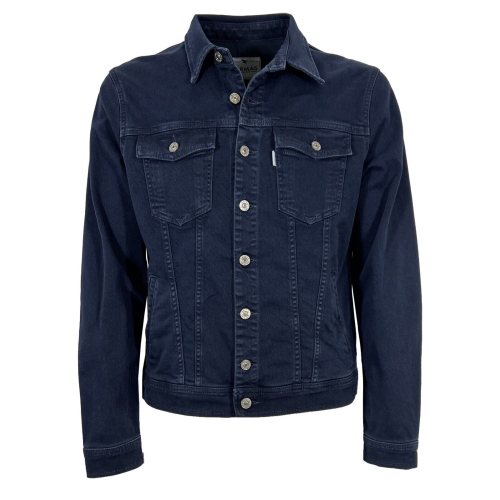 BARMAS men's jeans jacket color 10 oz slim mod REY B319 T10 MADE IN ITALY