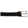 PAOLO DA PONTE men's stretch leather belt TI437 MADE IN ITALY