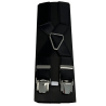 PAOLO DA PONTE elastic men's suspenders solid color MADE IN ITALY - 2