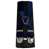 PAOLO DA PONTE elastic men's suspenders solid color MADE IN ITALY - 2