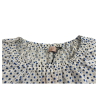 PERSONA by Marina Rinaldi linea N.O.W blusa donna a corolla fantasia bianco/azzurro 21.7112102 BIG