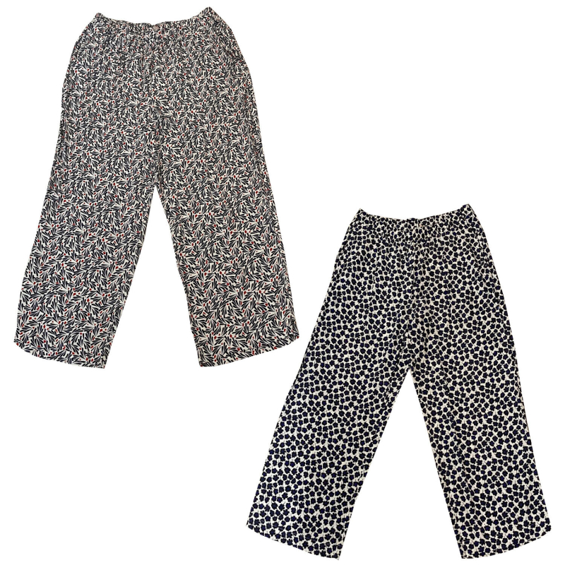 PERSONA by Marina Rinaldi linea N.O.W pantalone donna fantasia cropped art 21.7131022 RICCI