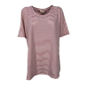 PERSONA by Marina Rinaldi linea N.O.W t-shirt donna rigata 31.7971013 VANDA 96% viscosa 4% elastan