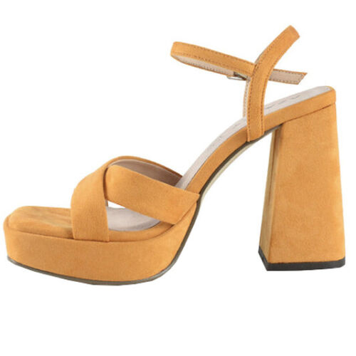 AZAREY eco suede woman sandal with strap 531G122 MADE IN SPAIN