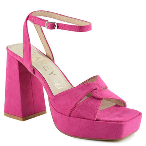 AZAREY eco suede woman sandal with strap 562G393 MADE IN SPAIN