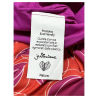 Costume intero FEELING by JUSTMINE: double-face fantasia cerchi arancio/fuxia | A706 6026 | Made in Italy