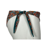 Bikini donna triangolo foderato JUSTMINE double-face | fantasia emerald/orange/lila | B2835  8028 | Made in Italy