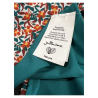 Bikini donna triangolo foderato JUSTMINE double-face emerald/orange/lila B2835  8028 Made in Italy