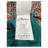 Bikini donna triangolo foderato JUSTMINE double-face emerald/orange/lila B2835  8028 Made in Italy
