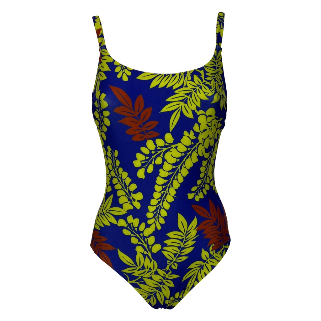 Reversible swimsuit JUSTMINE | purple/rust/lime | A706J 8024 | Made in Italy