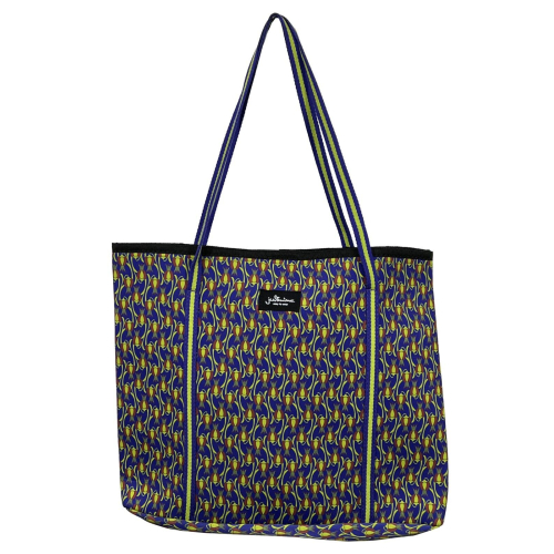 Borsa donna stampata JUSTMINE | doppio manico | K108  8027 SHOPPER | Made in Italy