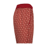 Pantalone donna in jersey di viscosa VIA MASINI 80  | Mod. M694GL  | rosso/ecru | MADE IN ITALY