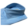 BRANCACCIO FUNKY line turquoise light cotton slim man shirt SG41Y0 SLIM GIO' HBL0211