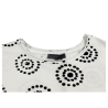 White Afro Print Box Crew Neck T-Shirt NEIRAMI | Model T778JA | 94% Cotton 6% Lycra | MADE IN ITALY