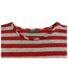 NEIRAMI Striped Box Crew Neck T-Shirt | Mod. T778SS EASY | 100% linen | MADE IN ITALY