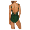 COSTUME DA BAGNO INTERO VERDE BOTTIGLIA YSABEL MORA, COPPA B, ART. 82147