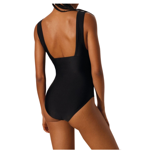 Black one-piece swimsuit with YSABEL MORA detail, CUP B, ART. 82193