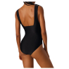 Black one-piece swimsuit with YSABEL MORA detail, CUP B, ART. 82193