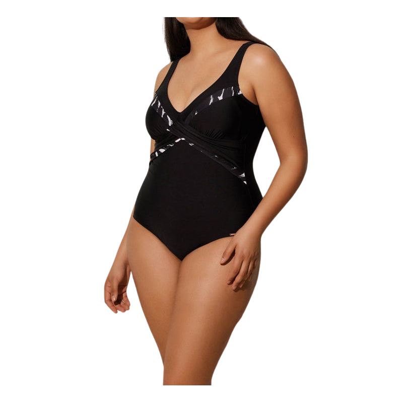 Black one-piece swimsuit REDUCER YSABEL MORA, CUP B, ART. 82231