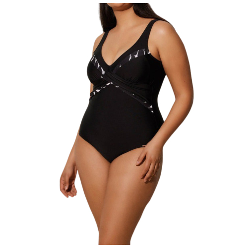 Black one-piece swimsuit REDUCER YSABEL MORA, CUP B, ART. 82231