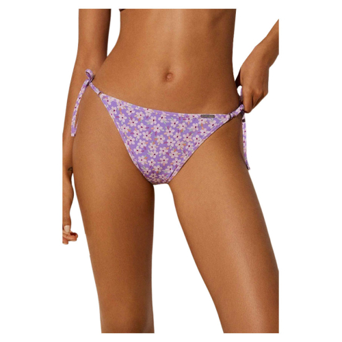 Bikini a triangolo stampa floreale viola YSABEL MORA, COPPA B, ART. 82055