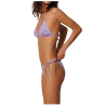 Triangle bikini with purple floral print YSABEL MORA, CUP B, ART. 82055