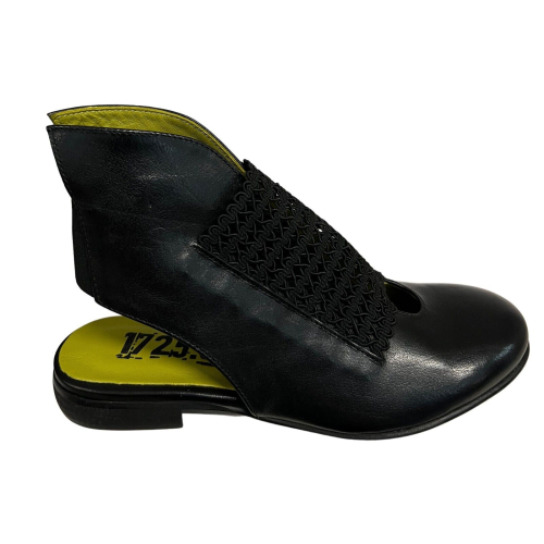1725.a Low black boot GIUSY 268 Made in Italy