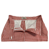 Pantalone donna trombetta vichy VIA MASINI 80 52% cotone 43% poliammide 5% elastan MADE IN ITALY