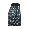 Woman multicolor pleated skirt LA FEE MARABOUTEE 100% polyester mod FF-JU-CHANA-Z MADE IN ITALY