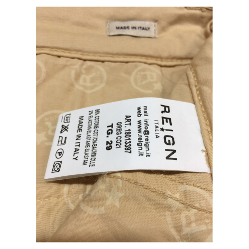 Bermuda man pockets REIGN 98% cotton 2% elastane mod 19013397 GREG CO21 MADE IN ITALY