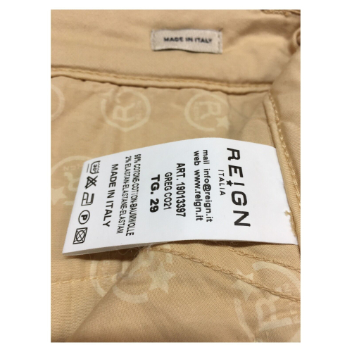 Bermuda man pockets REIGN 98% cotton 2% elastane mod 19013397 GREG CO21 MADE IN ITALY