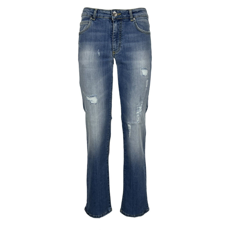 Jeans boy-friend donna denim leggero TAKE TWO 98% cotone 2% elastan mod DKE4554 MADE IN ITALY
